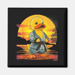 Imán Pato de goma de Taekwondo Kickboxing Animal Jiu-Ji