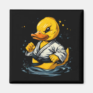 Imán Pato de goma de Taekwondo Kickboxing Animal Jiu-Ji