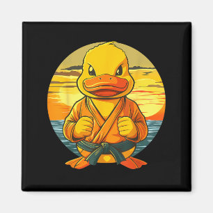 Imán Pato de goma de Taekwondo Kickboxing Animal Jiu-Ji
