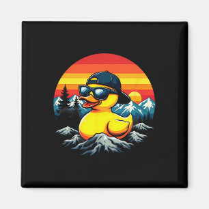 Imán Pato de goma retro gafas de sol montañismo camping