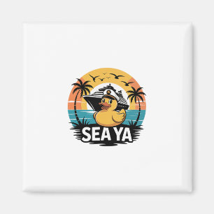 Imán Pato de goma Sea Ya crucero vacaciones familia fel