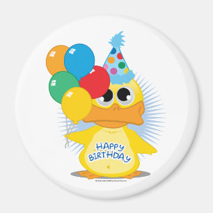 Imán Pato del feliz cumpleaños