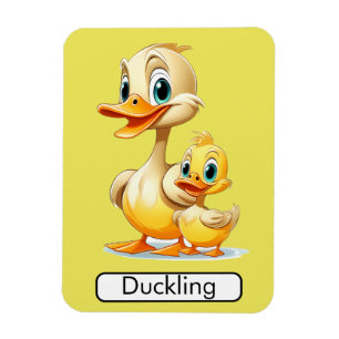 Imán Pato/ Ducado de la tarjeta volátil animal, niños, 