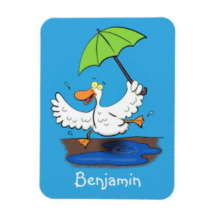 Imán Pato gracioso con personalizado bailarín de paragu