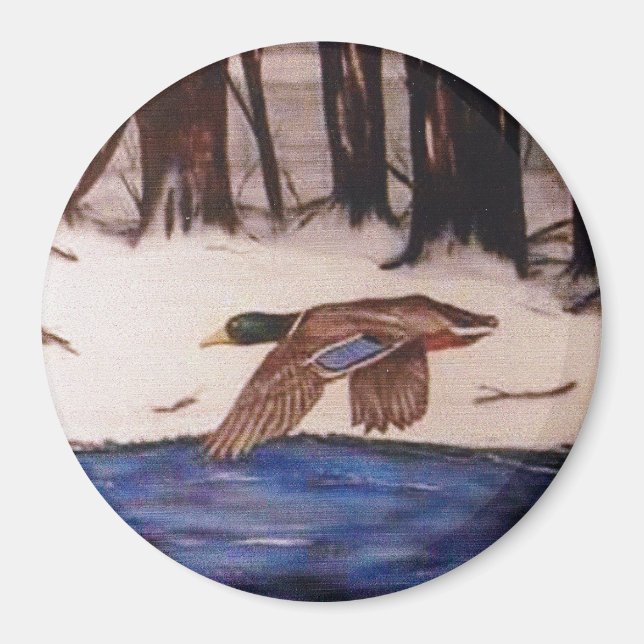 Imán Pato Mallard en una misión (Frente)