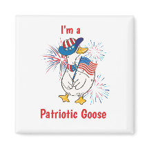 Pato Patriótico Divertido Fiestas Americanas