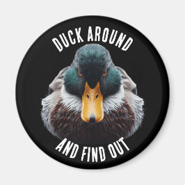 Imán Pato por ahí y descubre un pato divertido
