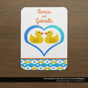 Imán Patos de crucero con puerta de cabina personalizad