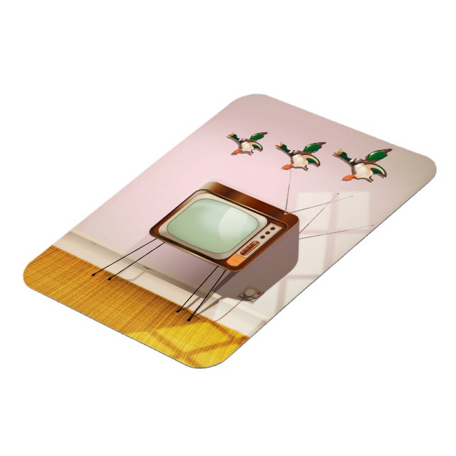 Imán Patos de porcelana en la pared (Lado Izquierdo)