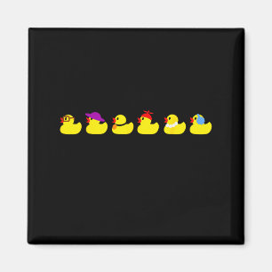 Imán Patos En Fila Chiste Divertido Papá Broma Divertid