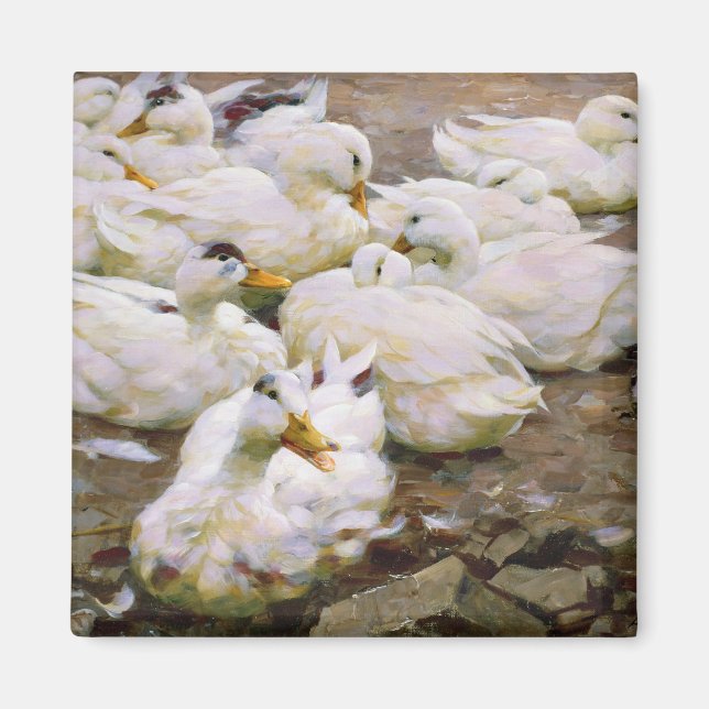 Imán Patos en un estanque (Frente)
