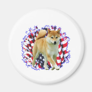 Imán Patriota de Shiba Inu