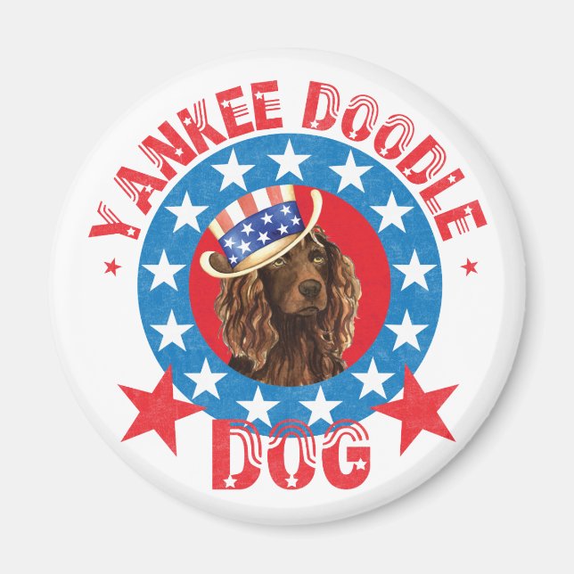 Imán Patriotic Boykin Spaniel (Frente)