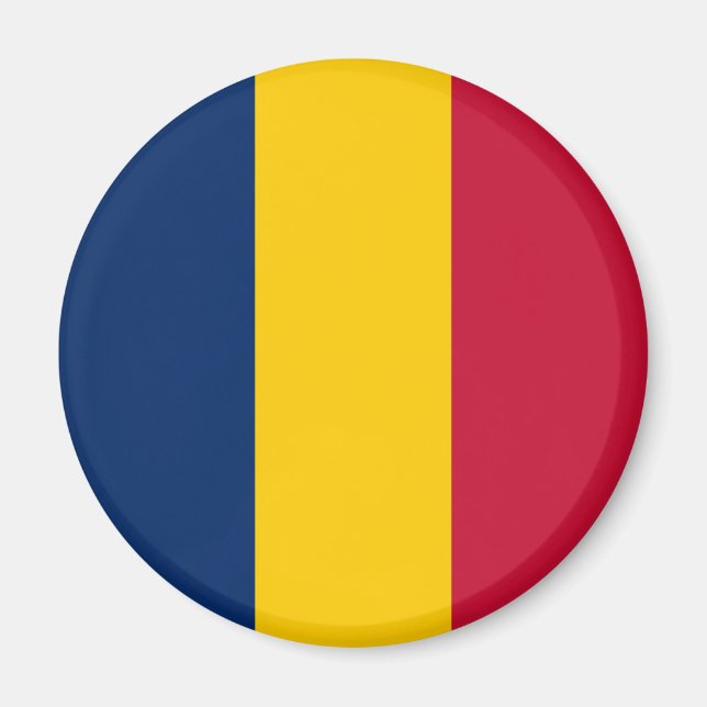 Imán Patriotic Chad Flag (Frente)