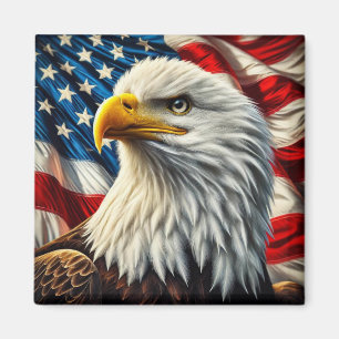 Imán Patriotic Eagle Magnet