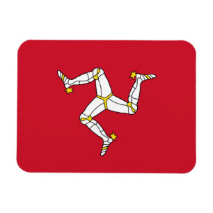 Imán Patriotic flexible magnet with Isle of Man flag