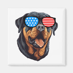 Imán Patriotic Rottweiler