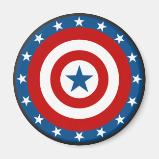 Imán Patriotic USA Circle Bullseye Magnets