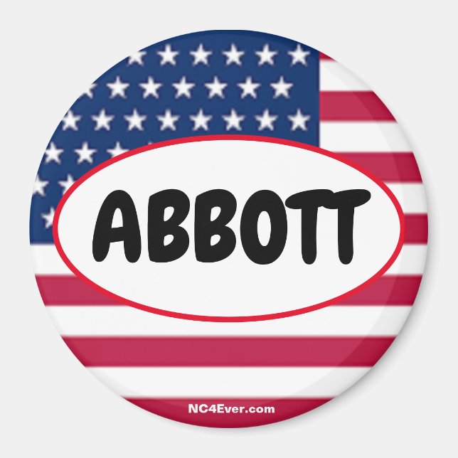 Imán Patriótico ABBOTT Magnet (Frente)