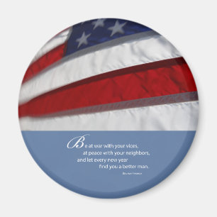 Imán Patriótico, Bandera Americana