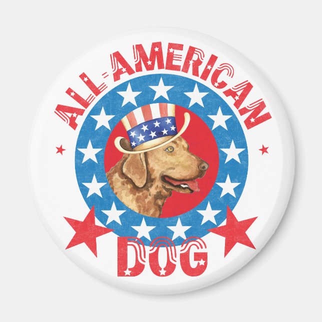 Imán Patriótico Chessie (Frente)