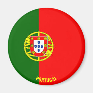Imán Patriótico con bandera de Portugal