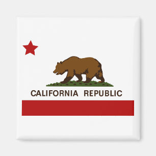 Imán Patriótico de Bandera de California