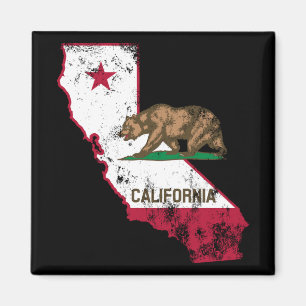 Imán Patriótico de Bandera de California