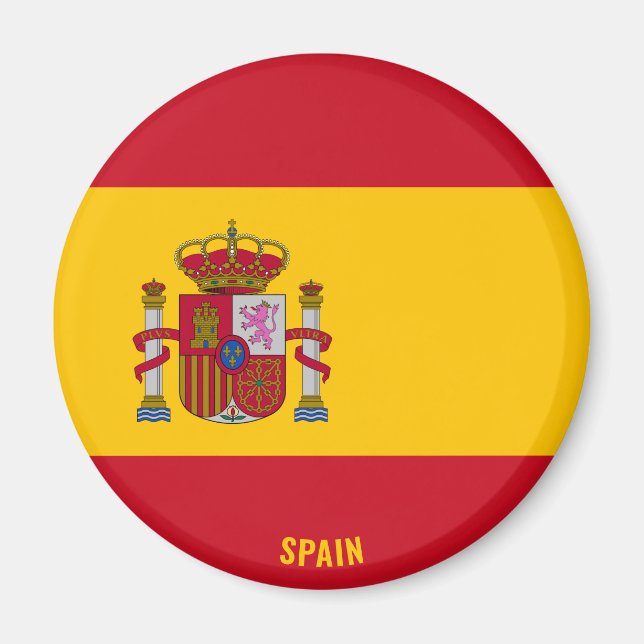 Imán Patriótico de Bandera de España (Frente)