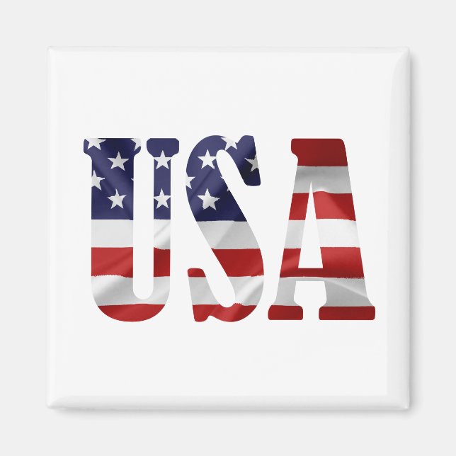 Imán Patriótico de Estados Unidos (Frente)