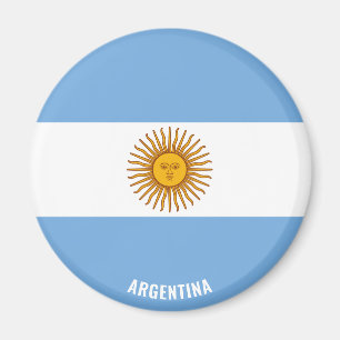 Imán Patriótico de la Bandera de Argentina