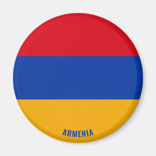 Imán Patriótico de la Bandera de Armenia