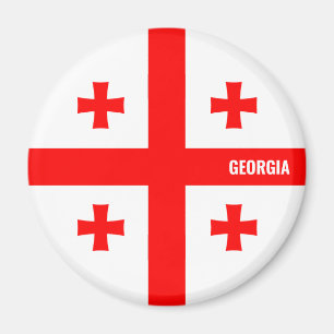 Imán Patriótico de la Bandera de Georgia