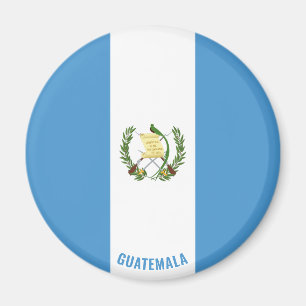 Imán Patriótico de la Bandera de Guatemala