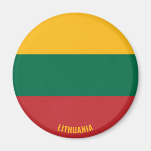 Imán Patriótico de la Bandera de Lituania