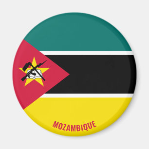 Imán Patriótico de la bandera de Mozambique
