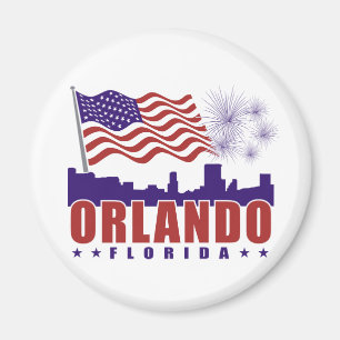 Imán patriótico de Orlando la Florida