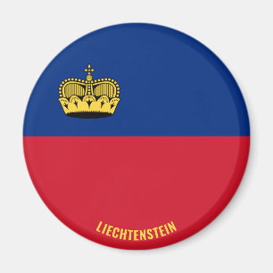 Imán Patriótico del Encanto de la Bandera de Liechtenst