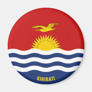 Imán Patriótico encantador de la bandera de Kiribati