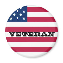 Patriótico Veterano de la Bandera de Estados Unido