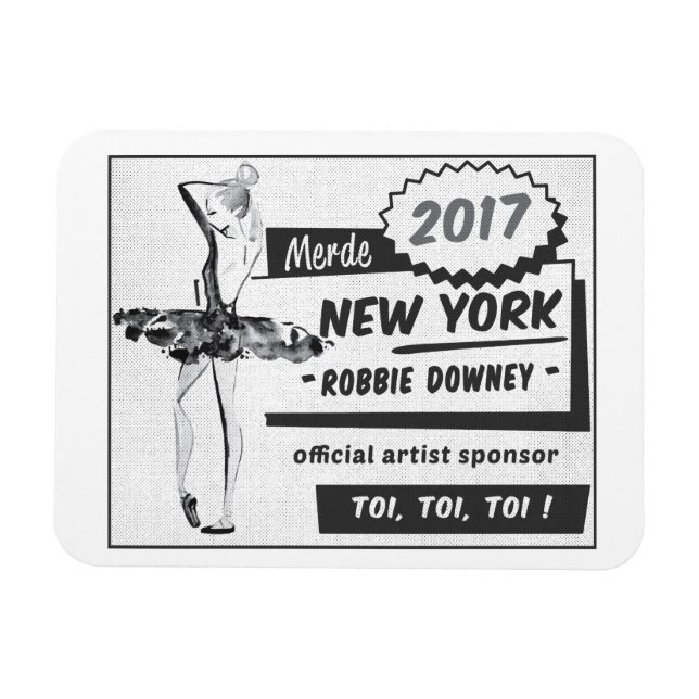 Imán Patrocinador Oficial de Artistas 2017 - Magnet (Horizontal)