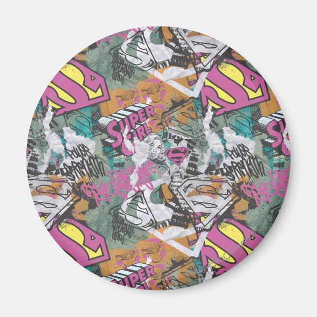 Imán Patrón 10 de superchica de cómics (Frente)