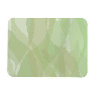 Imán Patrón abstracto de acuarela verde, fresco y moder