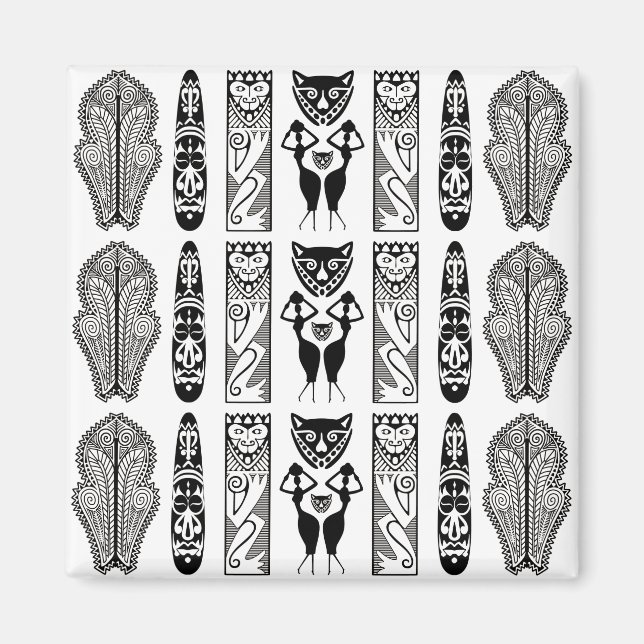 Imán Patrón africano (Frente)