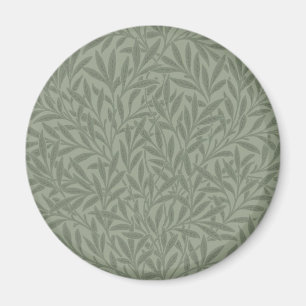 Imán Patrón Antiguo de Sauce de William Morris Verde Sa