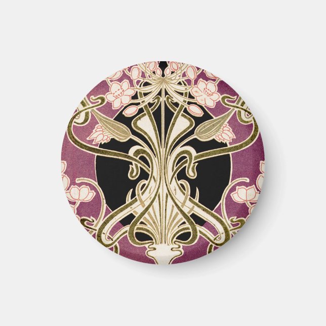 Imán Patrón Art Nouveau #2 (Frente)