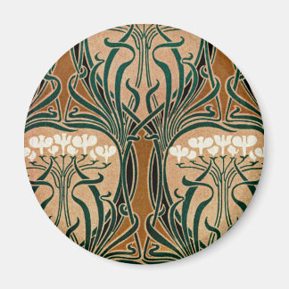 Imán patrón Art Nouveau #9