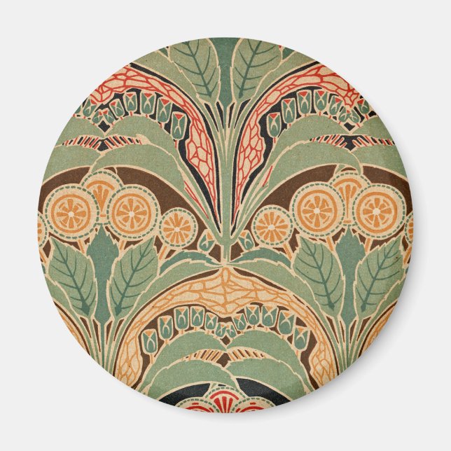 Imán Patrón Art Nouveau n.º 3 en Emporio Moffa (Frente)