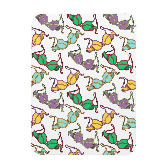 Imán Patrón Bra multicolor (Vertical)