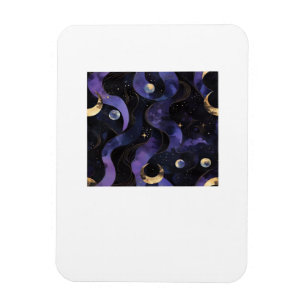 Imán Patrón Clásico Abstracto Whimsigoth